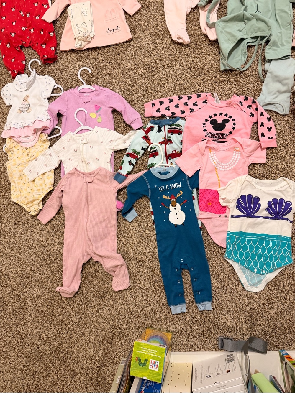 Carter’s,Chicco,Disney, Chicco, Lazy One mix clothes One-Piece Footed Romper